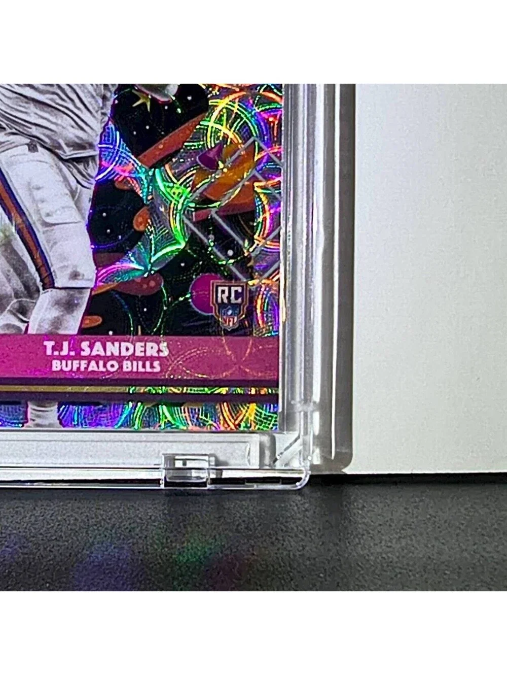 T.J. Sanders Rookie 2025 Topps Chrome Cosmic Nebula NFL #111 Card Buffalo Bills